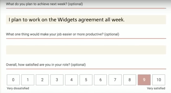 screenshot of Workteam Reports